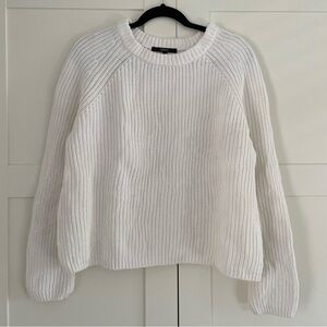 Quince 100% Organic Cotton Fisherman Crew Sweater - Size Large